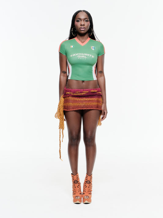 Côte d'Ivoire Favourite Girl Baby Tee