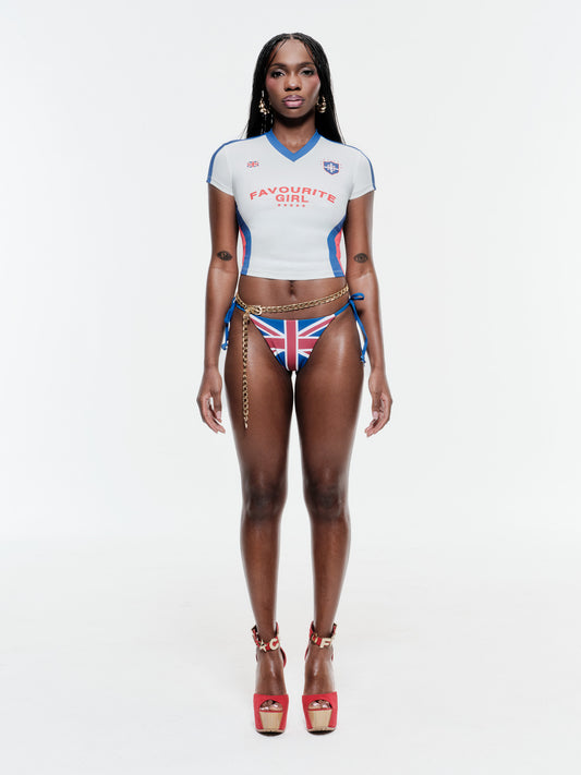 England Favourite Girl Baby Tee Jersey
